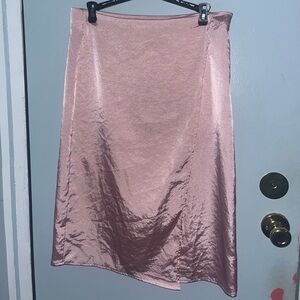 Altar’s State pink silk skirt